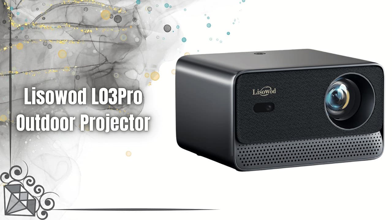 Lisowod L03Pro Outdoor Projector – Native 1080P, WiFi, Bluetooth & 4K Support