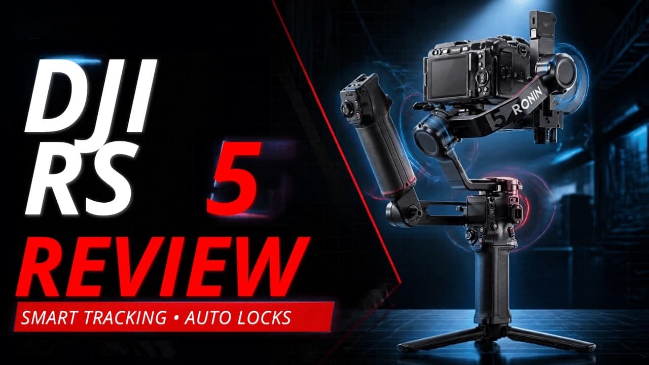 DJI RS 5 Combo – Camera Gimbal Stabilizer with Intelligent Tracking